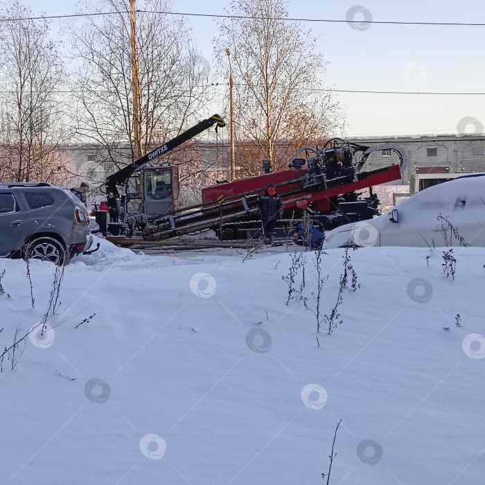 Скачать Оборудование для бурения в городской среде, фотосток Ozero