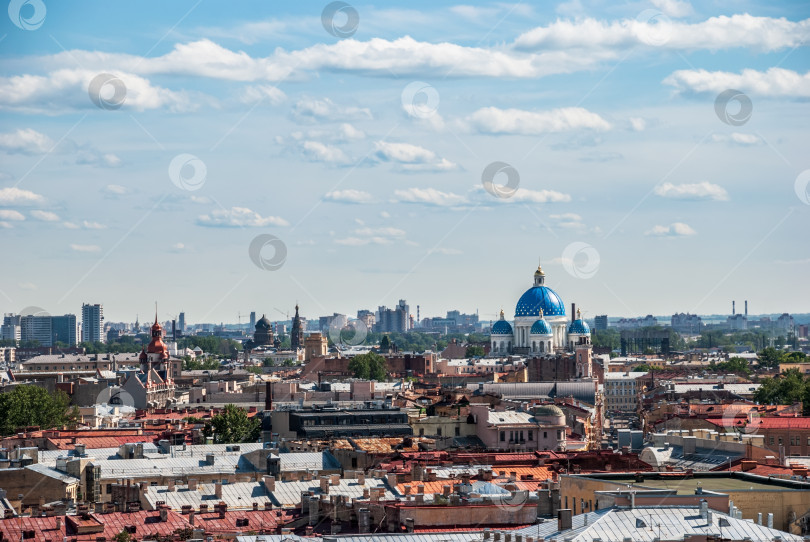 Скачать Санкт-Петербург. Россия. Вид на город с высоты птичьего полета. фотосток Ozero