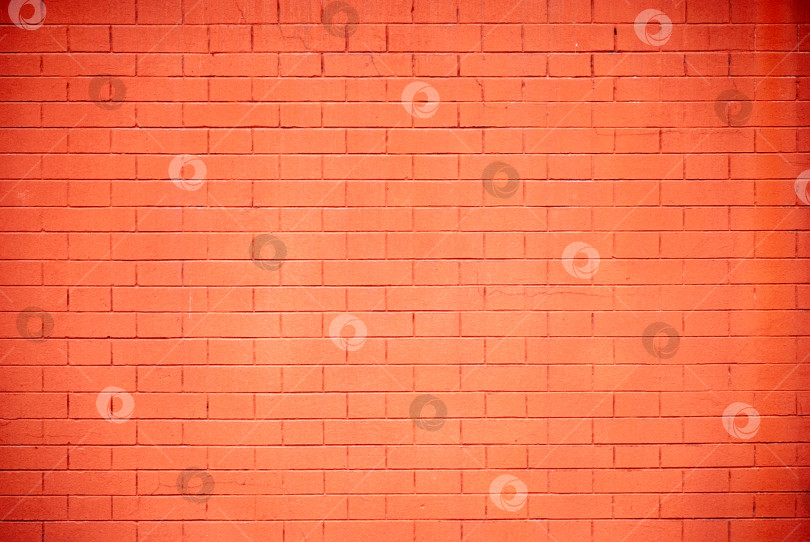 Скачать Великая стена из нового красного кирпича фотосток Ozero