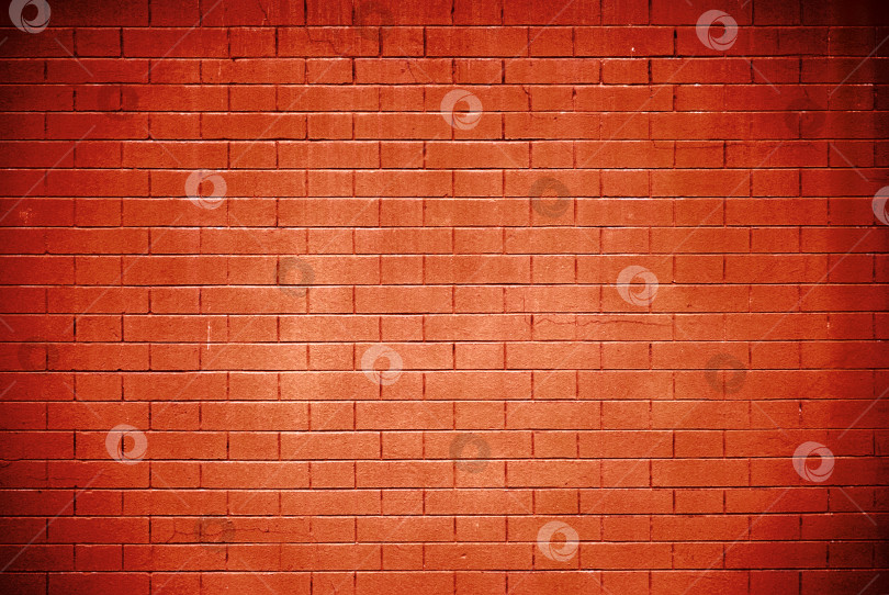 Скачать Великая стена из нового красного кирпича фотосток Ozero