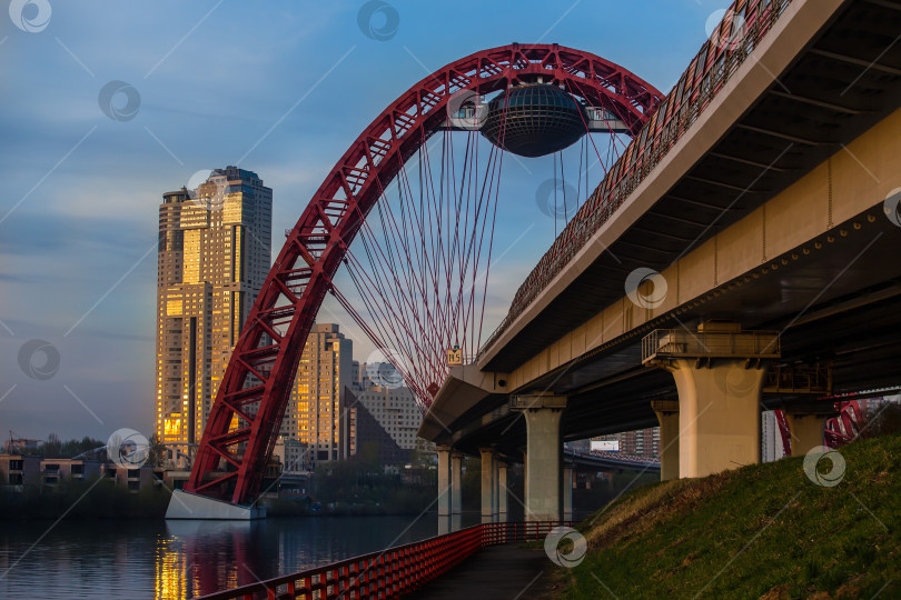 Скачать Россия, Москва, Живописный мост фотосток Ozero