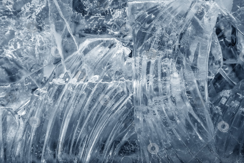 Скачать Красивые узоры на кубиках льда фотосток Ozero