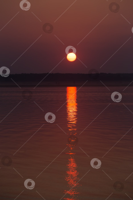 Скачать Солнце над горизонтом фотосток Ozero