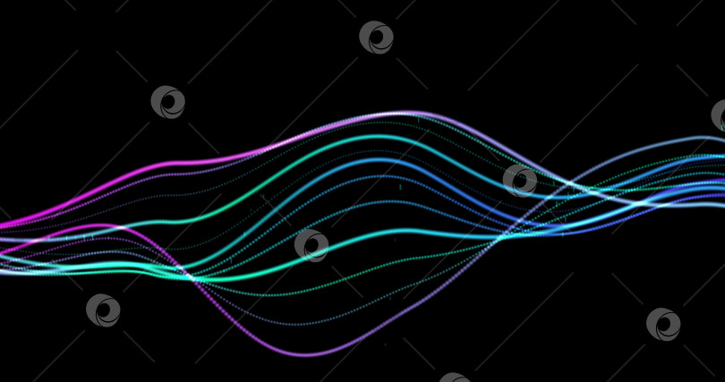 Скачать линии графика частиц, линии HUD в движении. Высокотехнологичная футуристическая графика. Концепция сети FHD future technology network. Современные инновации в киберпространстве фотосток Ozero