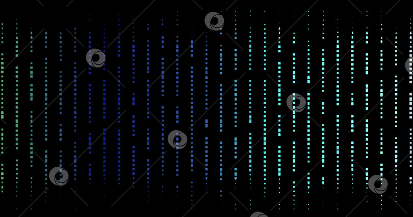Скачать квадрат частиц, линии HUD в движении. Футуристичный хай-тек . Концепция сети FHD future technology network. Современные инновации в киберпространстве фотосток Ozero