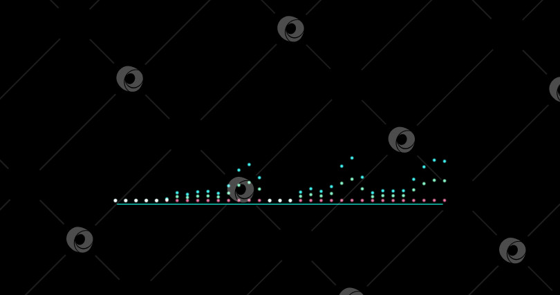 Скачать линии графика частиц, линии HUD в движении. Высокотехнологичная футуристическая графика. Концепция сети FHD future technology network. Современные инновации в киберпространстве фотосток Ozero