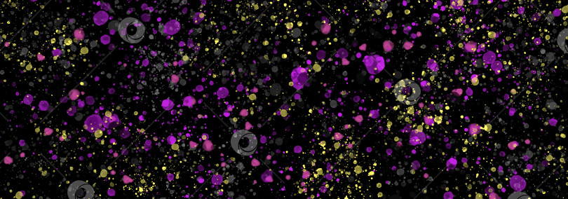 Скачать Фиолетовые, желтые и серые пятна акварели на черном фоне. Размытый акварелью фон. Иллюстрация. фотосток Ozero