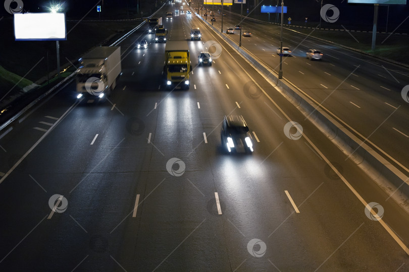 Скачать ночное шоссе фотосток Ozero