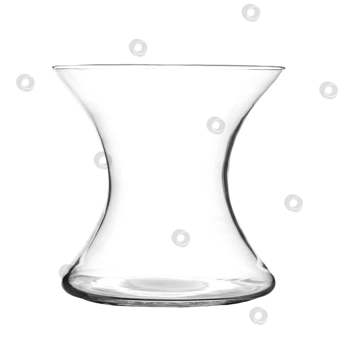 Скачать стеклянная банка для хранения и консервирования под крышкой с резьбой, ваза выделена на белом фоне фотосток Ozero