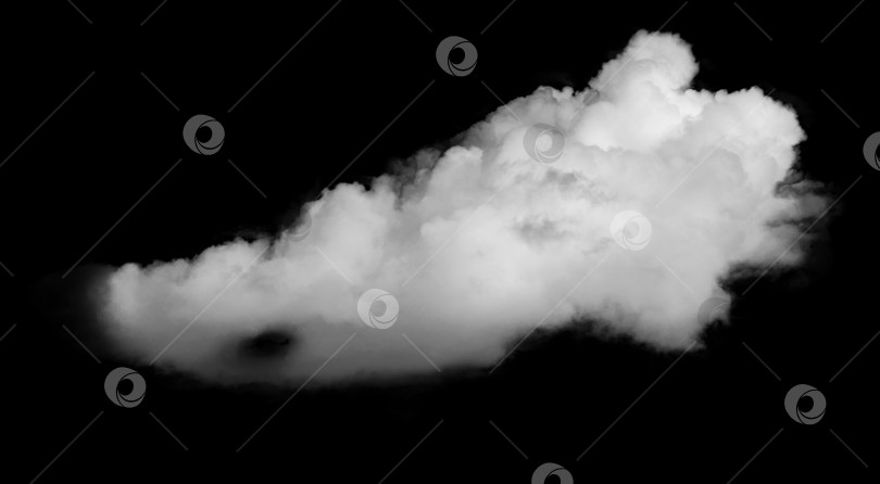 Скачать белые пушистые облака, выделяющиеся на черном фоне фотосток Ozero