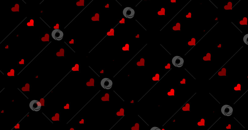 Скачать красные сердечки на черном фоне. день святого Валентина, любовь, лайк, годовщина, день матери, свадьба, пригласительная электронная открытка. режим наложения, шаблон. фотосток Ozero