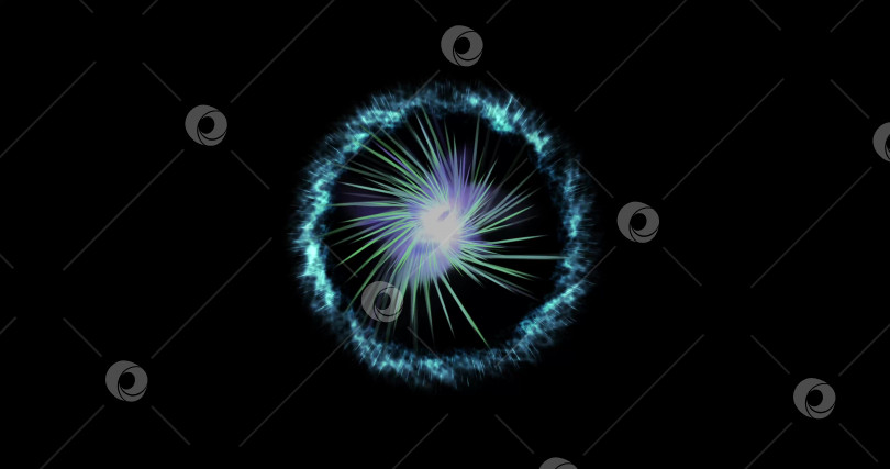 Скачать кадры портала, синего кольца волшебной двери, входа, движущегося круга из частиц и точек на черном фоне. абстрактный анимированный портал, сделанный из частиц. графика движения. футуристическая фантазия фотосток Ozero