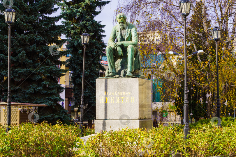 Скачать Памятник И.С. Никитину. Воронеж фотосток Ozero