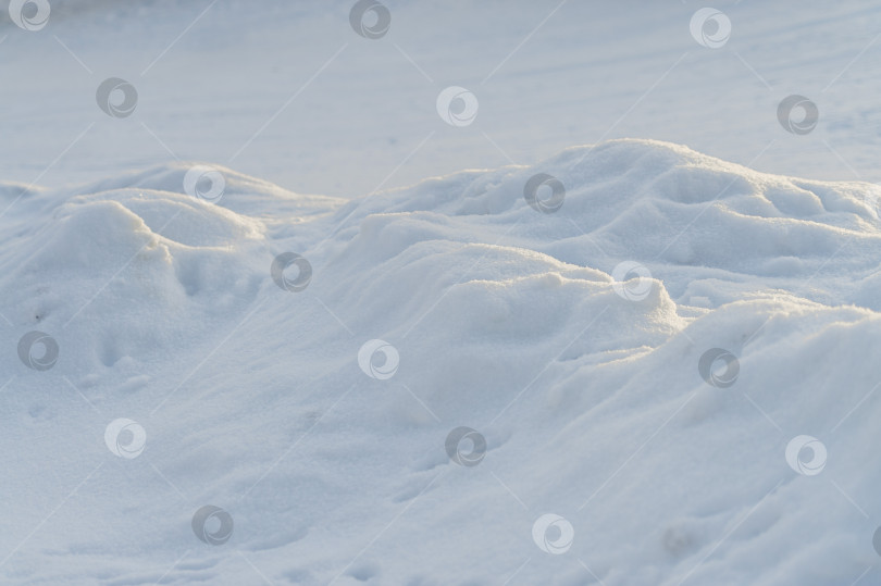 Скачать Снежная поверхность крупным планом и фон из хлопьев фотосток Ozero