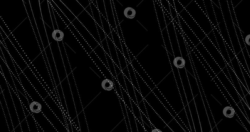 Скачать Абстрактный черный фон с динамичными 3d-линиями. фотосток Ozero