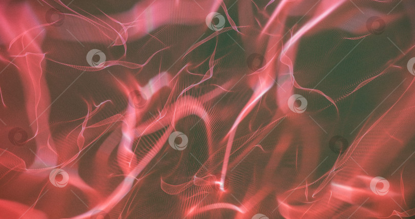 Скачать красный и фиолетовый абстрактный красочный фон. с плавными 3D-линиями огня. фотосток Ozero