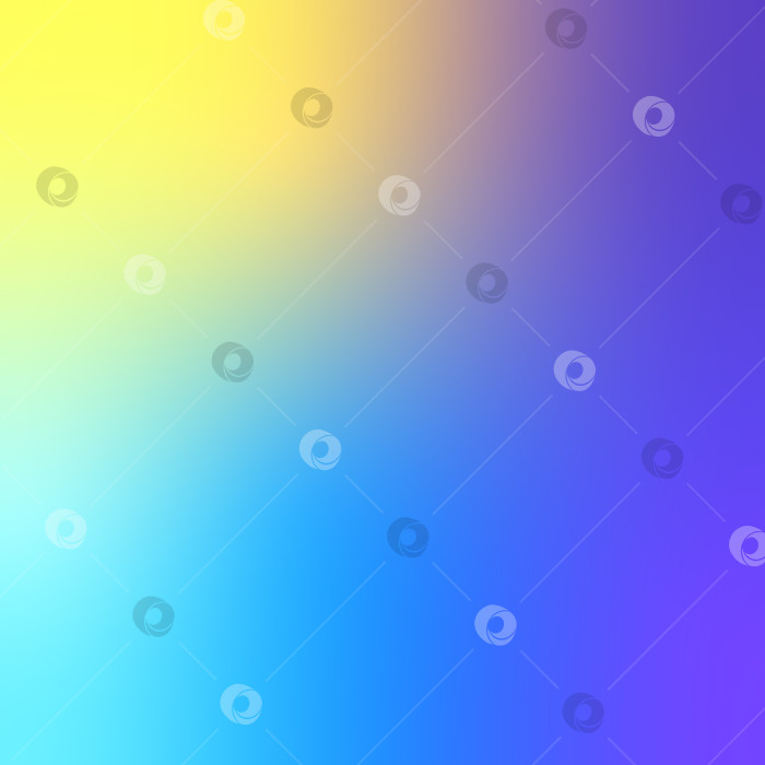 Скачать Абстрактный простой фон со сложным градиентом синего желтого фиолетового цветов квадрат фотосток Ozero
