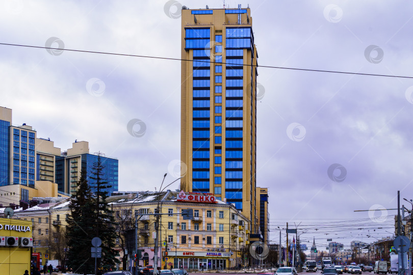 Скачать Здание бизнес-центра галереи Чижова. Воронеж фотосток Ozero