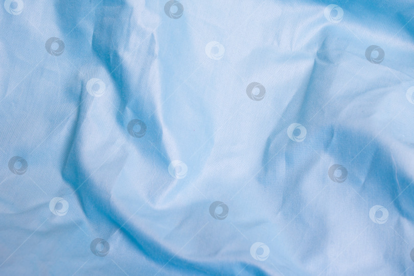 Скачать Синяя ткань крупным планом, фон или текстура фотосток Ozero