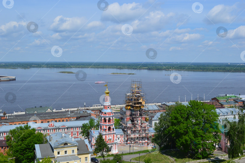 Скачать Храм в честь Собора Пресвятой Богородицы в Нижнем Новгороде фотосток Ozero