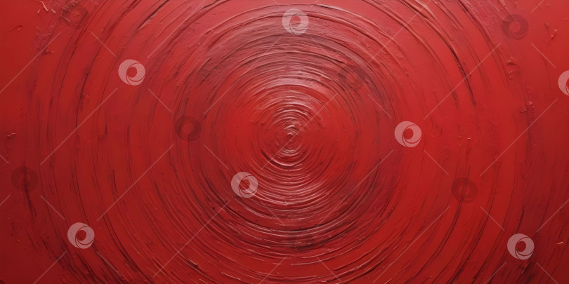 Скачать нацарапанный по кругу красный фон текстурированной краской фотосток Ozero