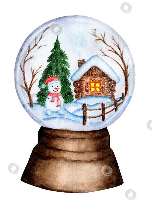 Скачать Сувенирный шар со снегом фотосток Ozero