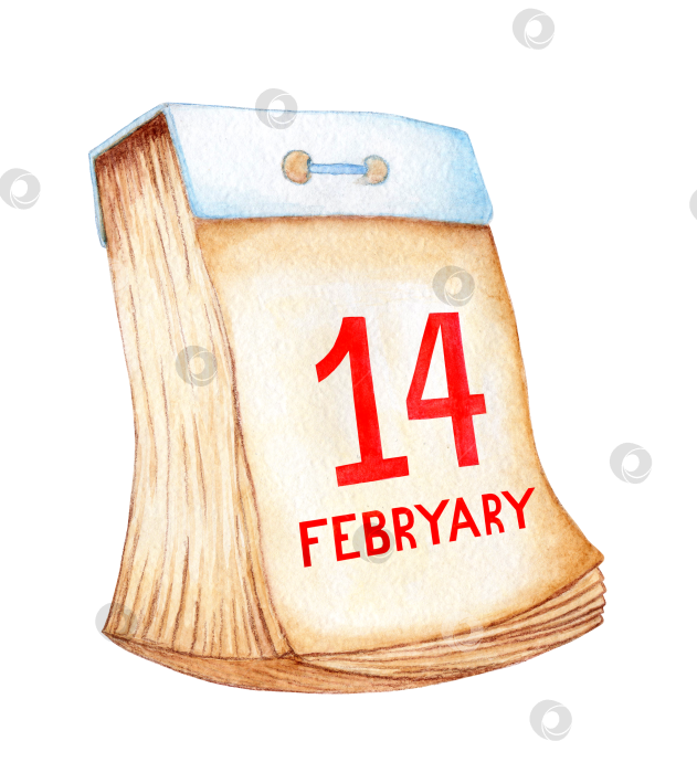 Скачать Календарь на 14 февраля фотосток Ozero