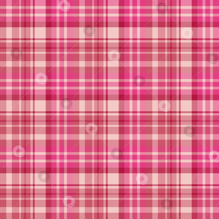 Скачать Бесшовный узор в летних ягодно-розовых тонах для пледа, ткани, текстиля, одежды, скатерти и других вещей. Векторное изображение. фотосток Ozero