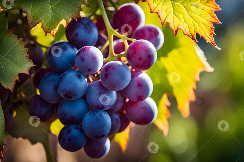 Скачать собирайте гроздья винограда в саду фотосток Ozero