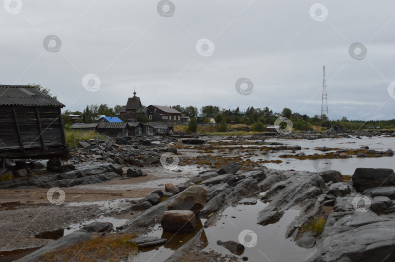 Скачать Отлив на Белом море в Карелии фотосток Ozero