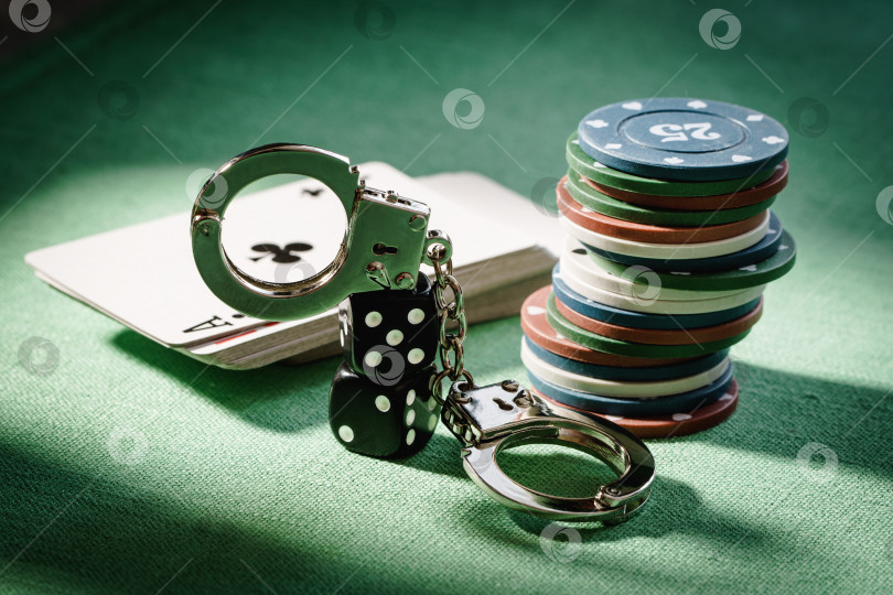Скачать Концепция запрета азартных игр фотосток Ozero