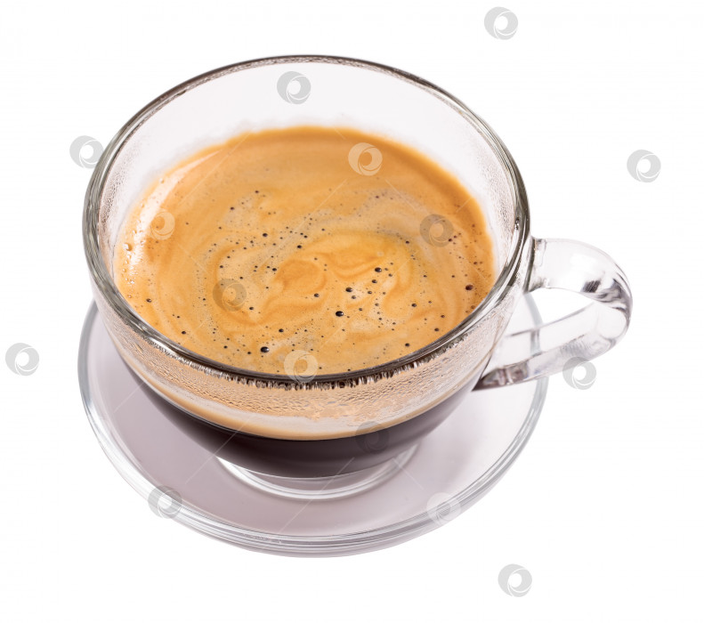 Скачать Стеклянная чашка кофе эспрессо фотосток Ozero