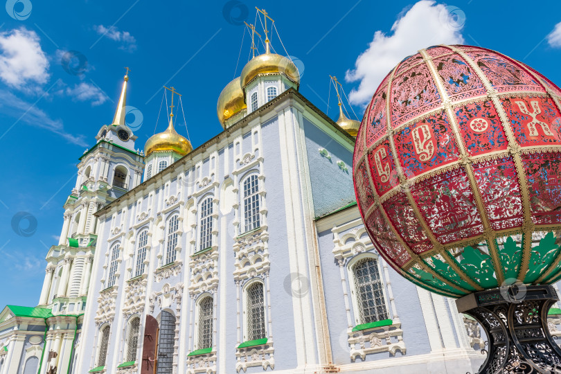 Скачать Каменная крепость в центре Тулы - это Тульский кремль. Успенский собор. Россия. Тула. фотосток Ozero