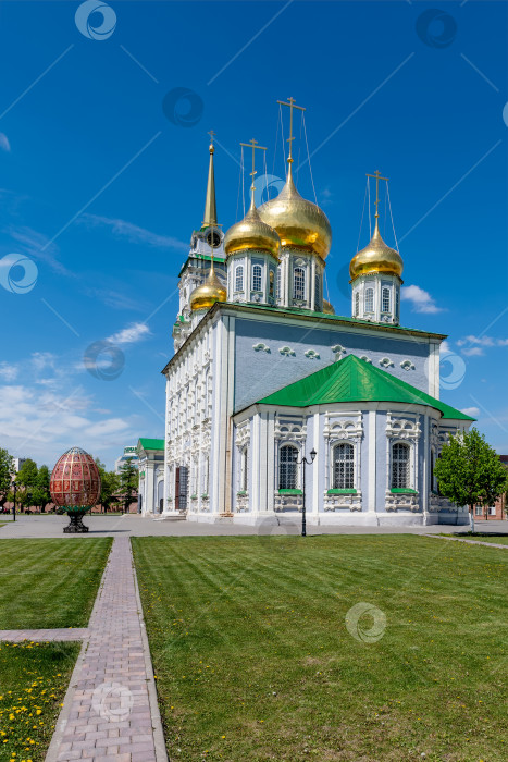 Скачать Каменная крепость в центре Тулы - это Тульский кремль. Успенский собор. Россия. Тула. фотосток Ozero