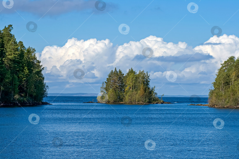 Скачать Морской пейзаж Северных островов фотосток Ozero