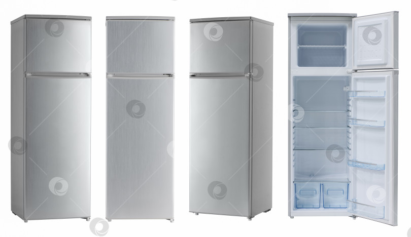 Скачать бытовой холодильник на белом фоне фотосток Ozero
