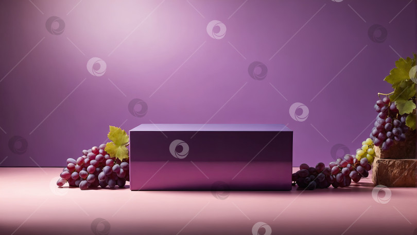 Скачать подиум цвет товара фиолетовый фрукты виноград продам фотосток Ozero