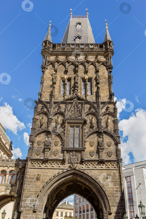 Скачать Пороховая башня в Праге фотосток Ozero