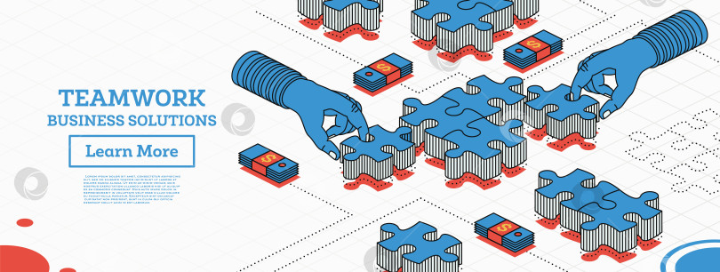 Скачать Концепция командной работы. Руки держат кусочки пазла и пытаются соединить их. векторная иллюстрация. Обрисуйте в общих чертах изометрическую концепцию. Бизнес-решение. Элемент инфографики. фотосток Ozero