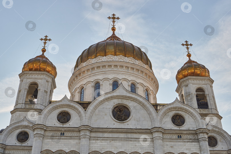 Скачать Москва, Россия - 25 октября 2014 года: Храм Христа Спасителя. фотосток Ozero