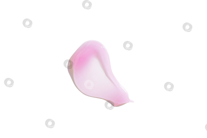 Скачать Прозрачная капля жидкого розового увлажняющего крема с гиалуроном для увлажнения фотосток Ozero