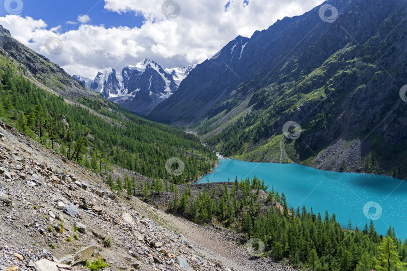 Скачать Озеро Шавло. Горный Алтай, Россия. фотосток Ozero