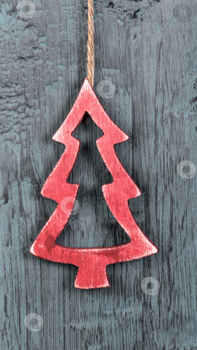 Скачать Старинное деревянное украшение рождественской елки фотосток Ozero