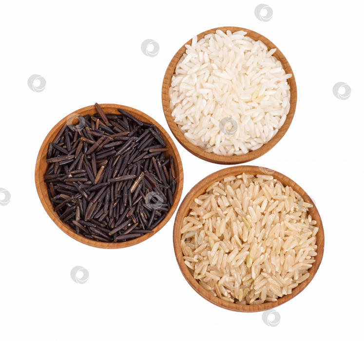 Скачать Три вида риса фотосток Ozero