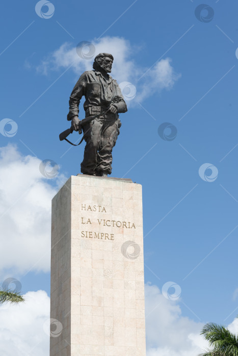 Скачать Санта-Клара, Куба, 13 февраля 2018 года - вид на памятник Эрнесто Че Геваре фотосток Ozero