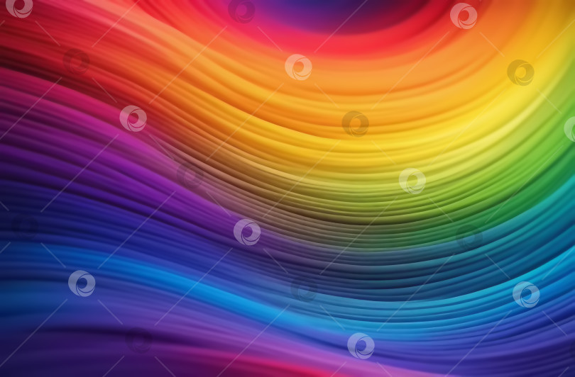 Скачать Абстрактный фон радужный разноцветный. Размытие фона движение волновых линий радужные обои. фотосток Ozero