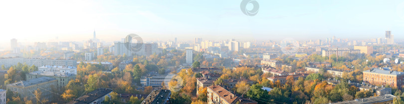 Скачать Москва. Коптево. Панорама города в сторону Центра. фотосток Ozero