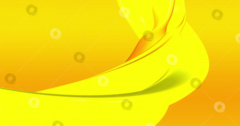 Скачать Абстрактный желтый фон с динамичными оранжевыми 3d-линиями. закольцованные кадры. 3D-анимация оранжевых линий. Современный видео-фон, анимация, заставка, пространство для копирования фотосток Ozero