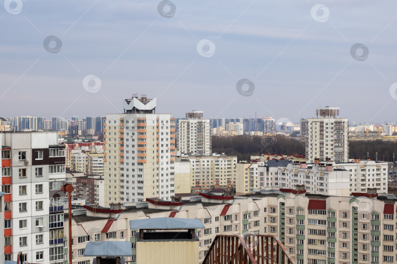 Скачать Беларусь, Минск - 06 марта 2024 года: Вид на город фотосток Ozero