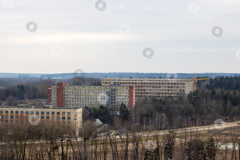 Скачать Беларусь, Минск - 06 марта 2024 года: Вид на город фотосток Ozero